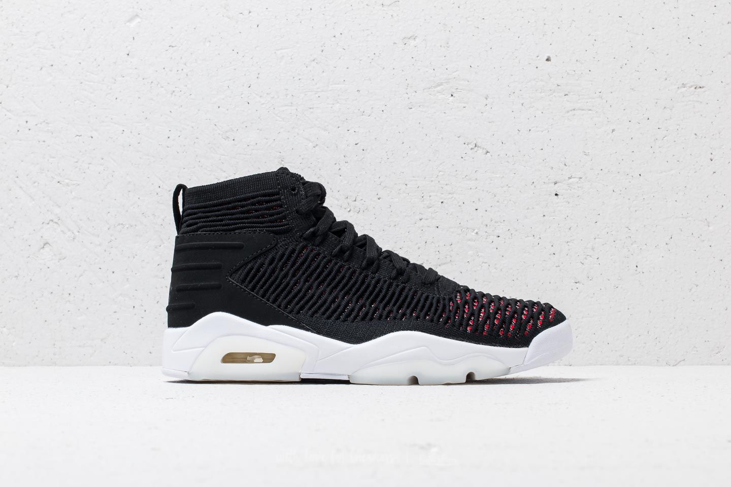 Men s shoes Jordan Flyknit Elevation 23 Black Black University Red Footshop