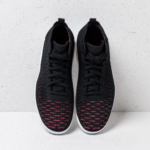 Nike air jordan flyknit elevation 23 black university red outlet