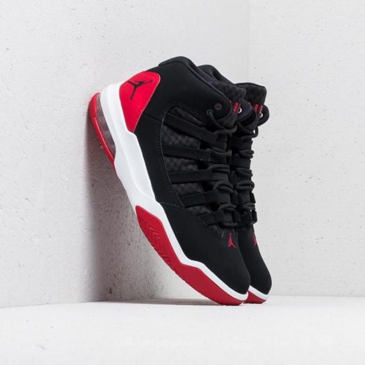 Men s shoes Jordan Max Aura Black Black Gym Red Footshop