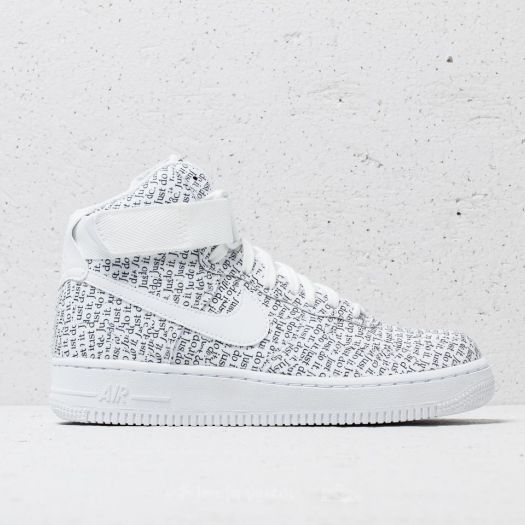 Chaussures et baskets femme Nike Wmns Air Force 1 Hi LX White White White Black Footshop