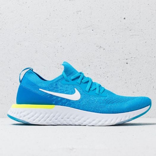 Nike epic react flyknit volt glow discount