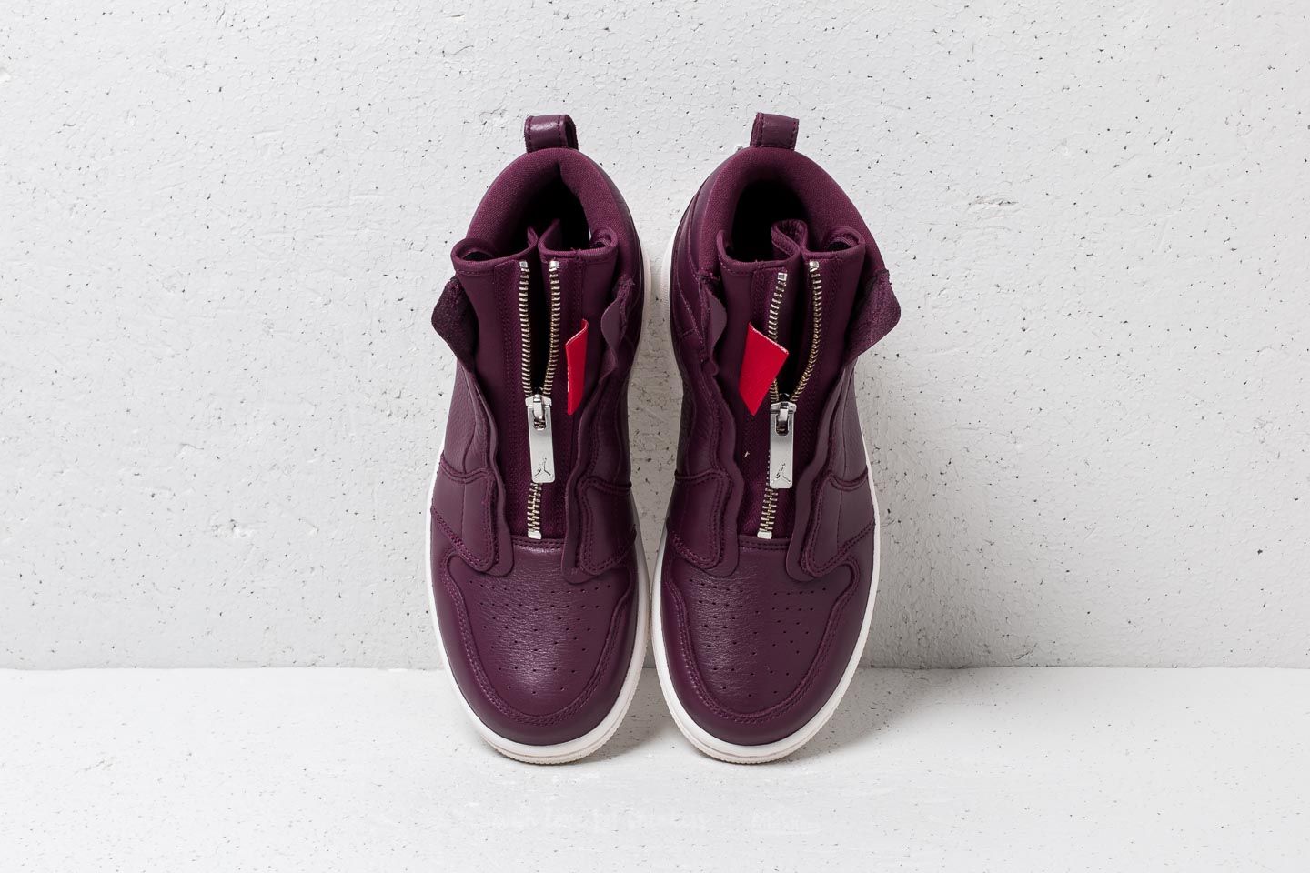 Damen Sneaker und Schuhe Air Jordan 1 Hi Zip Wmns Premium Bordeaux/ Black-Phantom