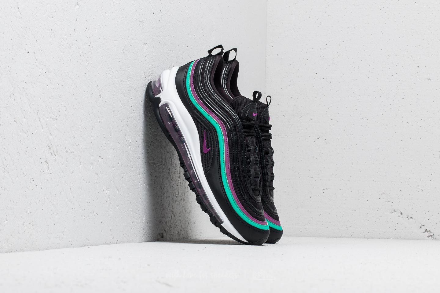 Chaussures et baskets femme Nike Wmns Air Max 97 Black Bright Grape Footshop