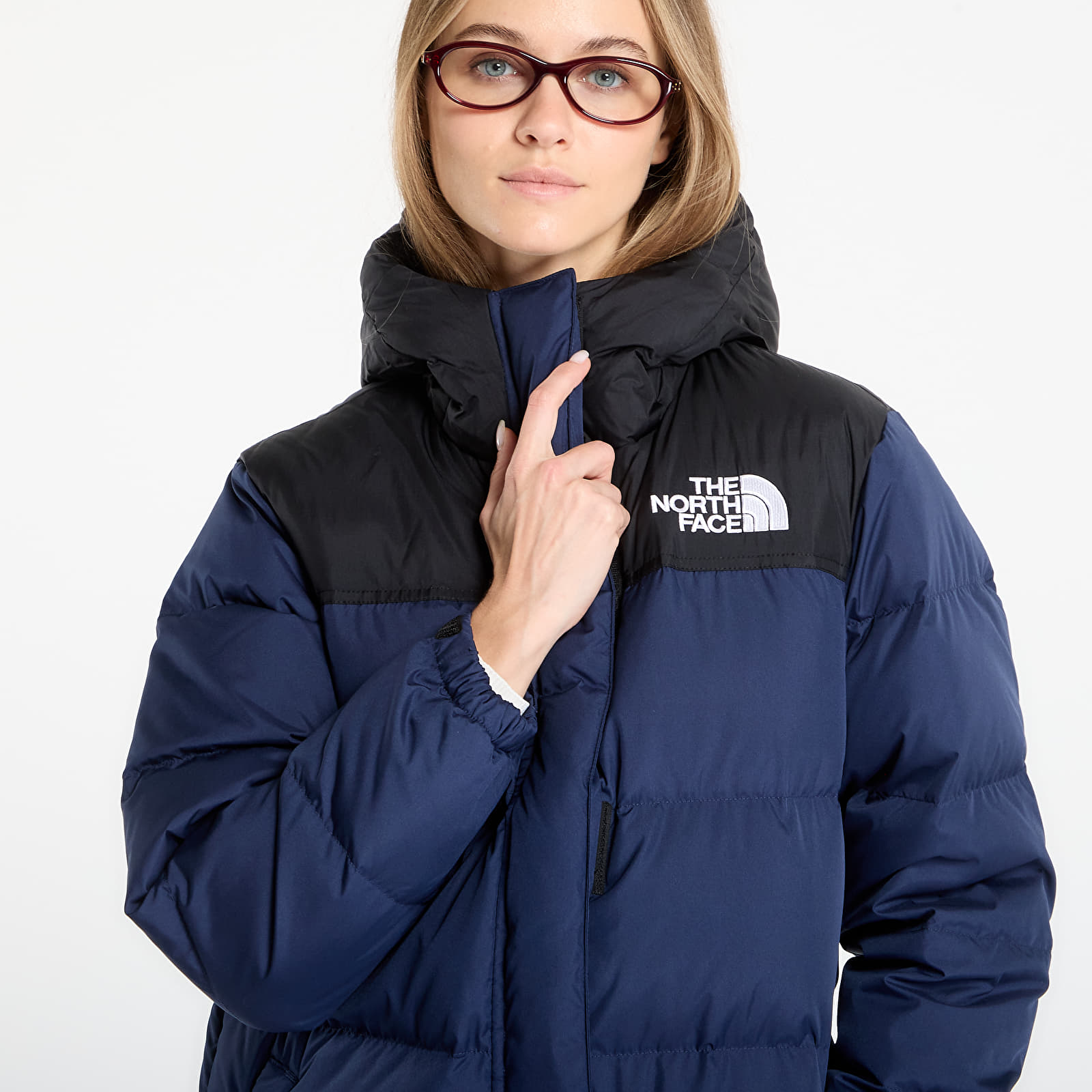 Bundy The North Face Nuptse Parka Summit Navy/ TNF Black