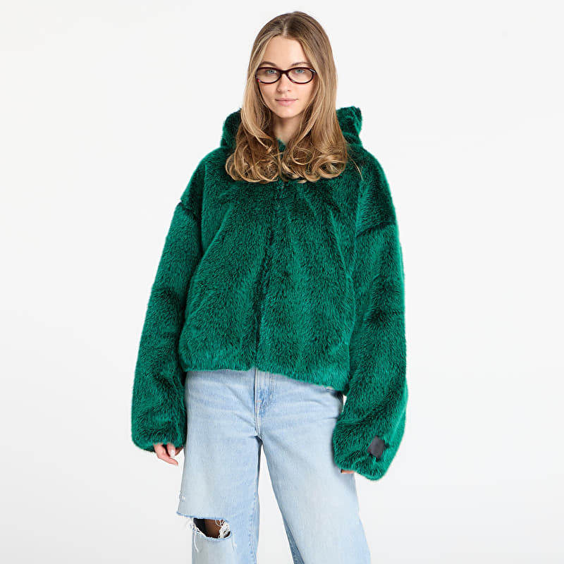 Sweatshirt Jordan Off Crt Bball Hoodie Hooded Full Zip Ls Top Malachite