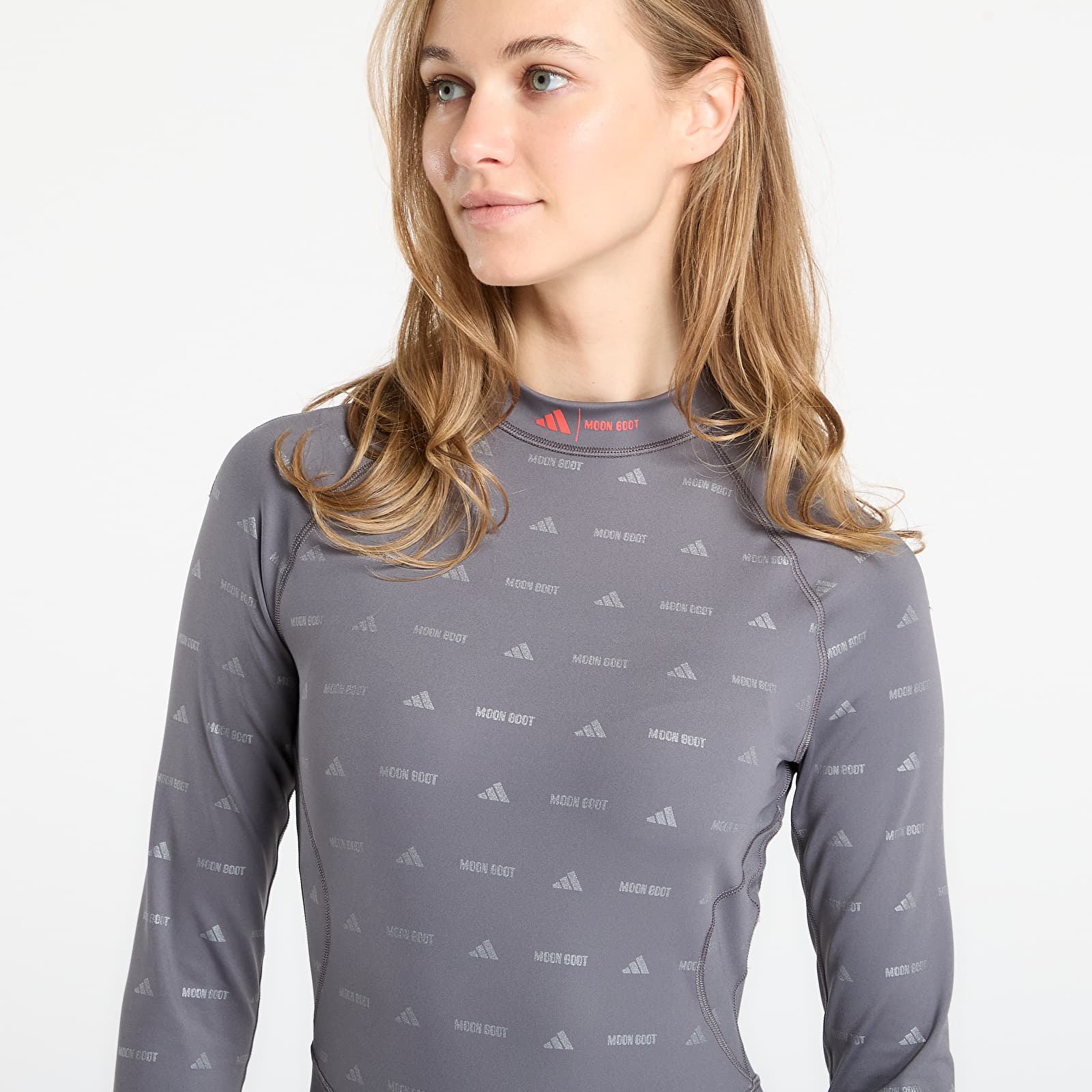 Kvinders krop adidas Shine Onesie Granite/ Refsil