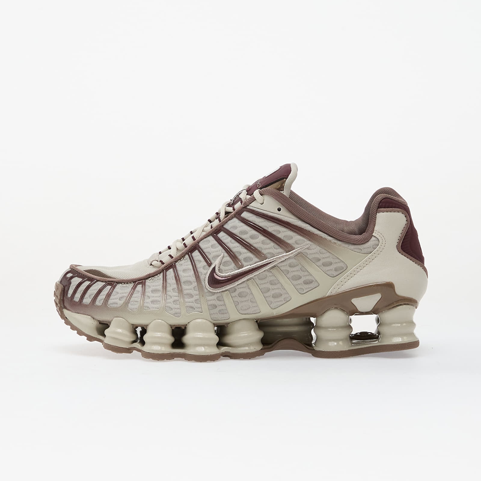 Damesko Nike W Shox TL Light Bone/ Burgundy Crush-Mink Brown