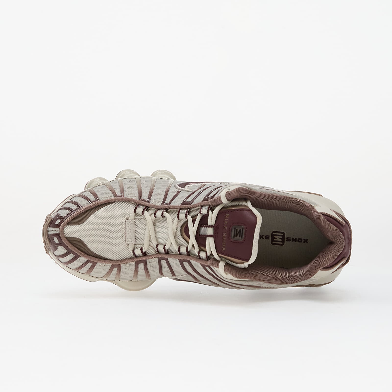 Damesko Nike W Shox TL Light Bone/ Burgundy Crush-Mink Brown