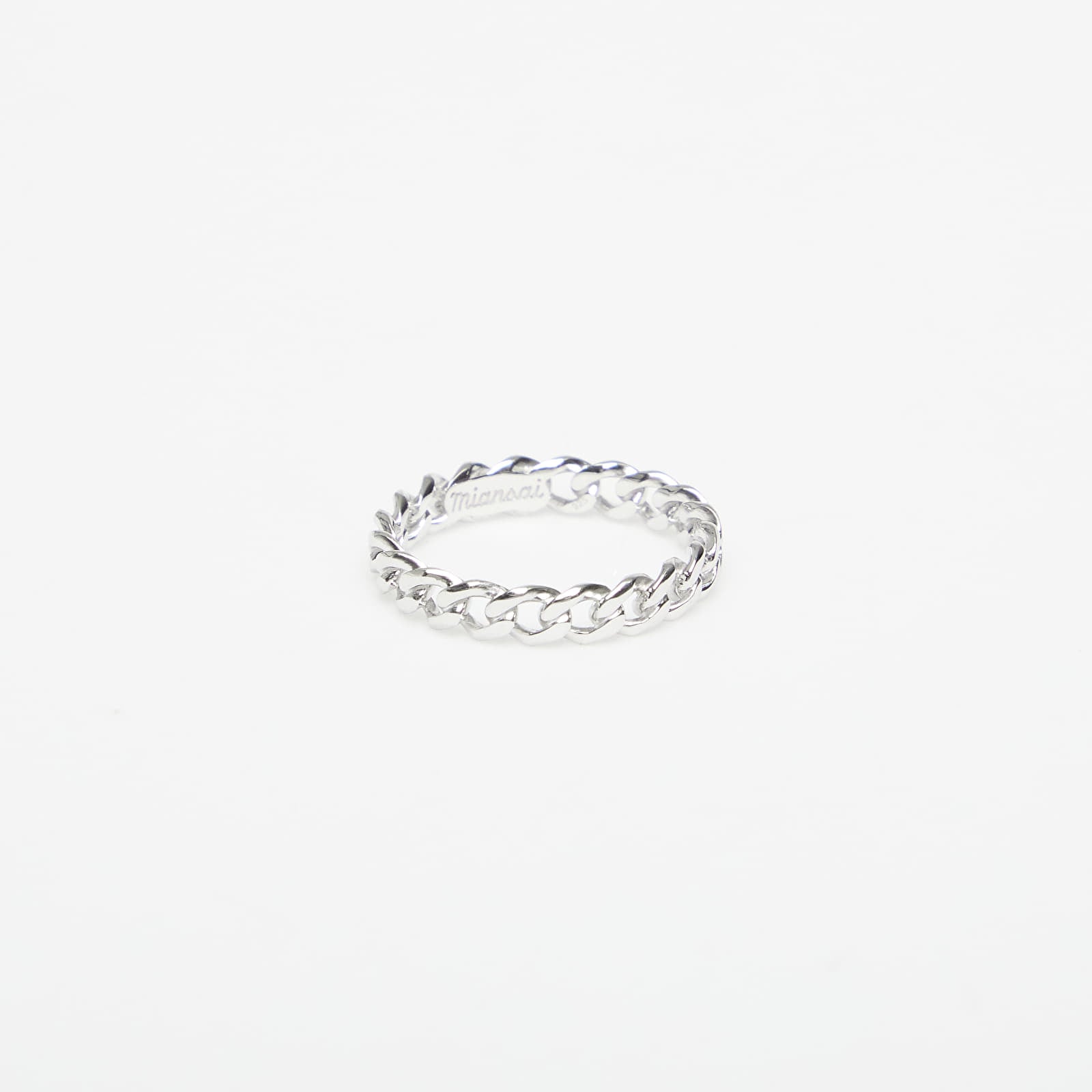 Ringar Miansai Cuban Link Ring Sterling Silver