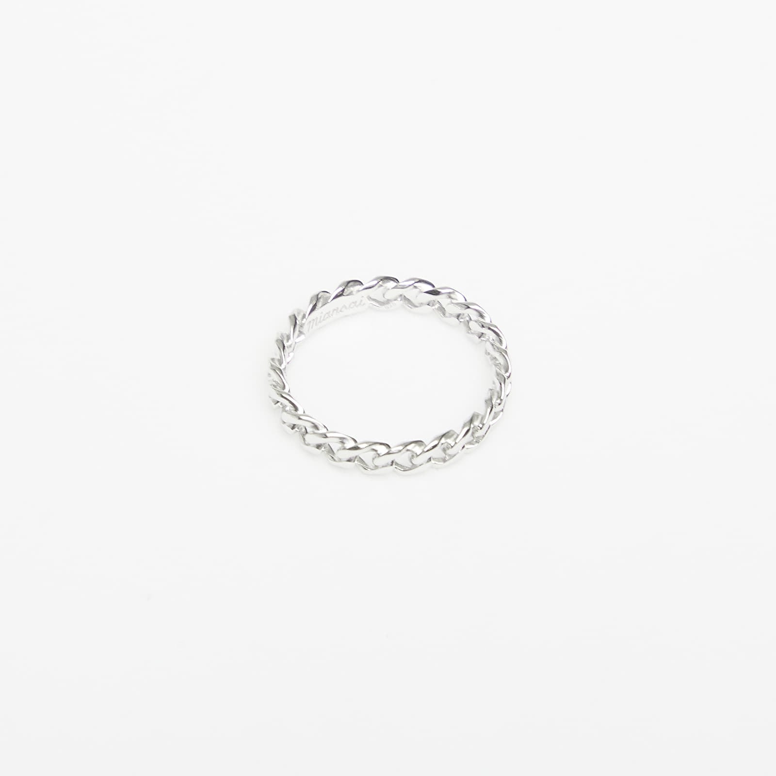 Ringar Miansai Cuban Link Ring Sterling Silver