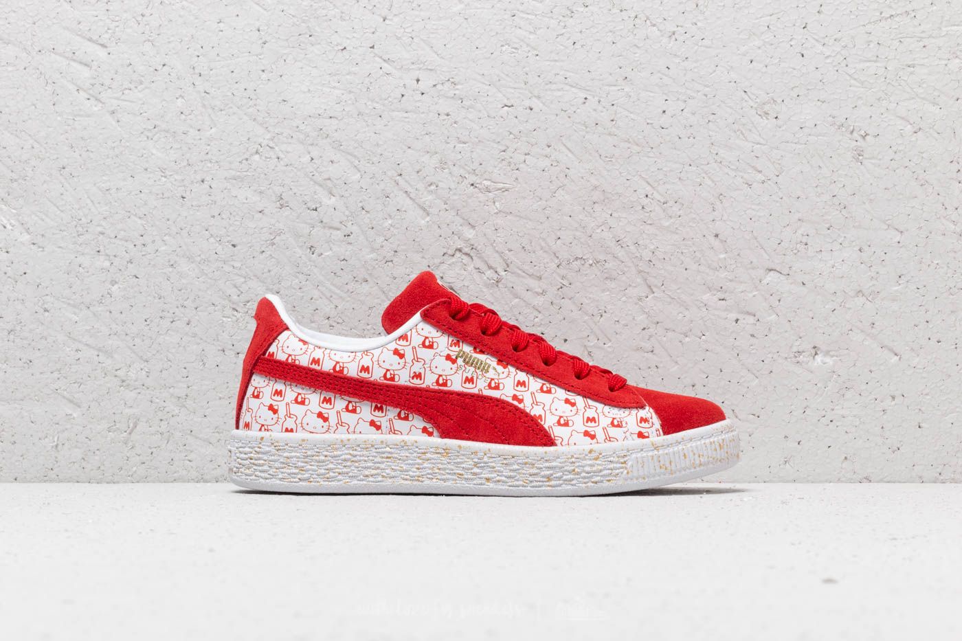 Dětské tenisky a boty Puma Suede Classic x Hello Kitty PS Bright Red-Bright Red