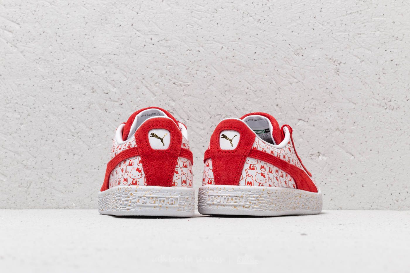 Dětské tenisky a boty Puma Suede Classic x Hello Kitty PS Bright Red-Bright Red