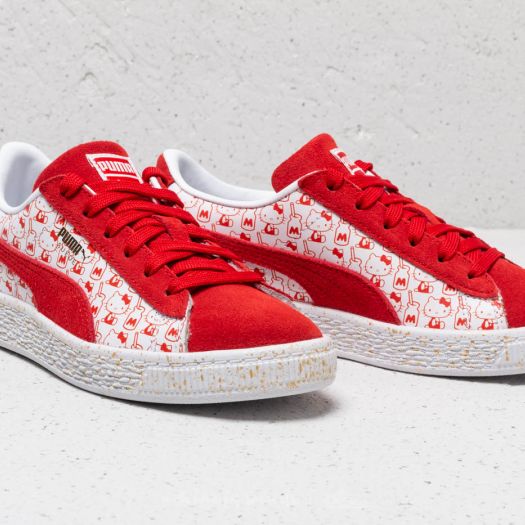Puma suede rouge enfant deals