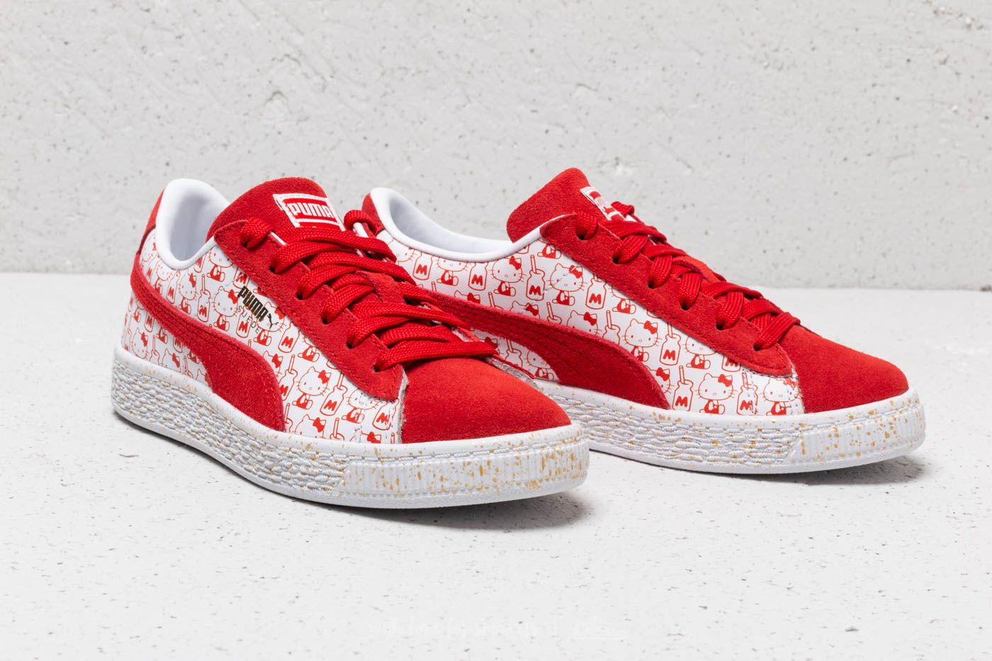 Dětské tenisky a boty Puma Suede Classic x Hello Kitty PS Bright Red-Bright Red