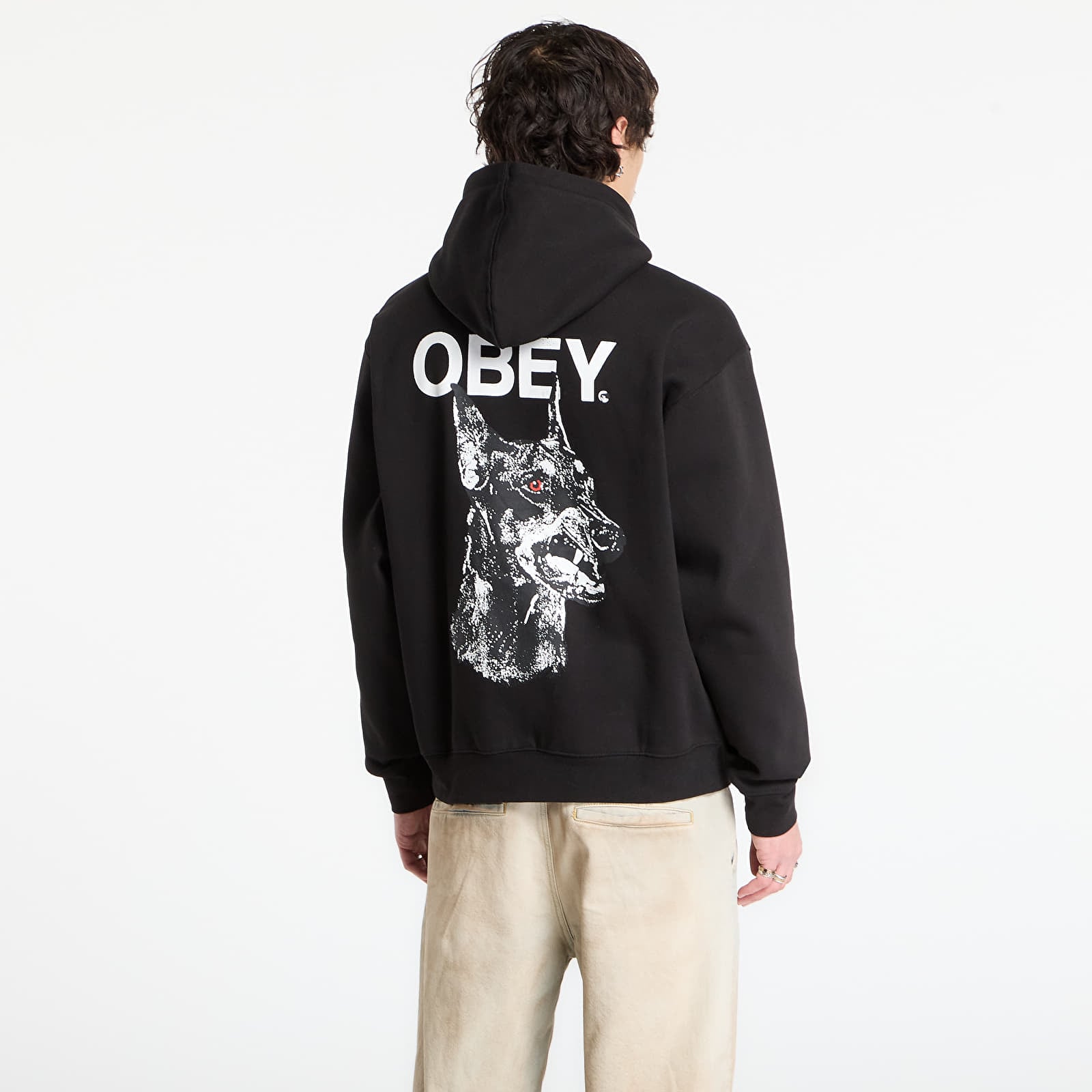 Felpe OBEY Doberman Pullover Hood Black