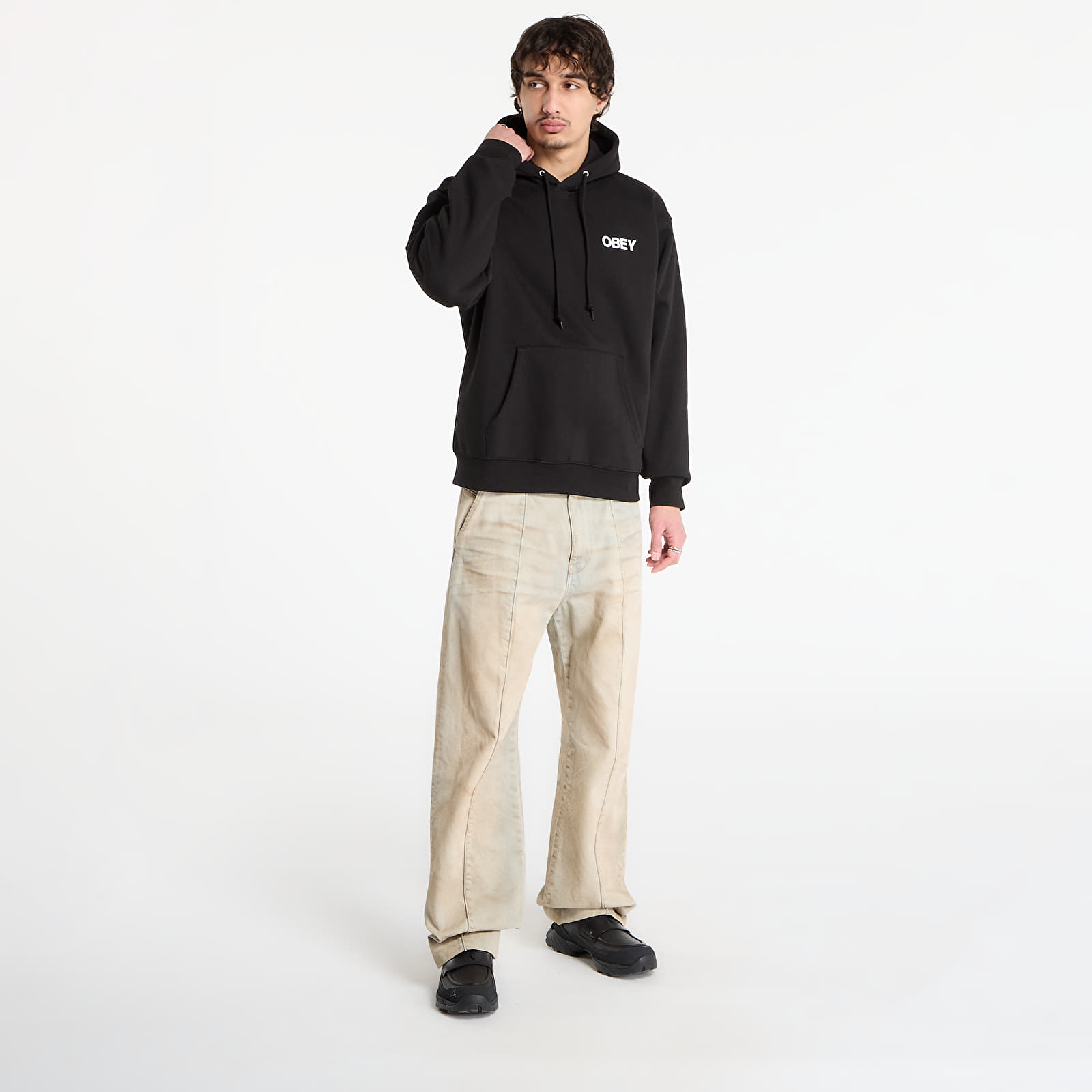 Felpe OBEY Doberman Pullover Hood Black