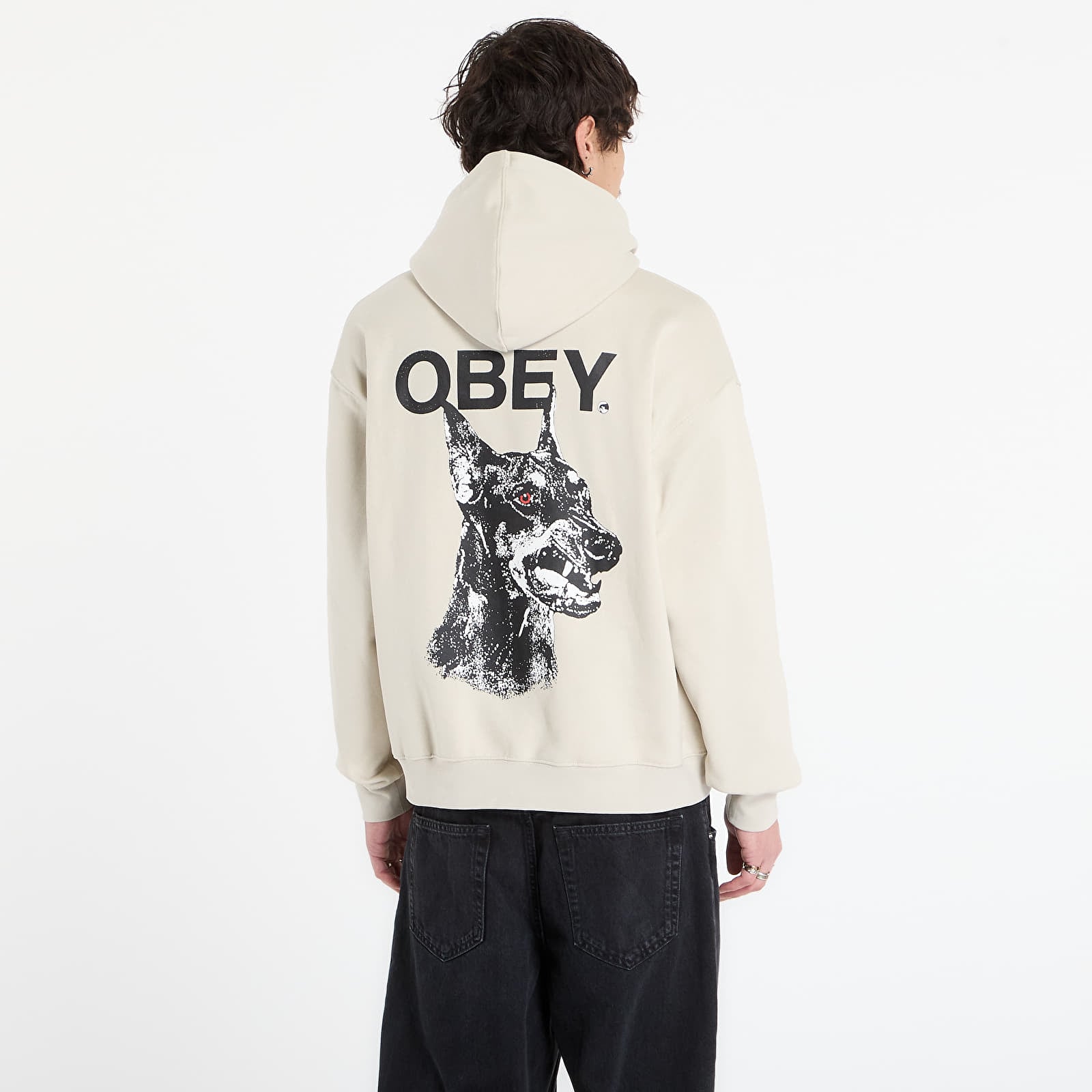 Felpe OBEY Doberman Pullover Hood Moonstruck