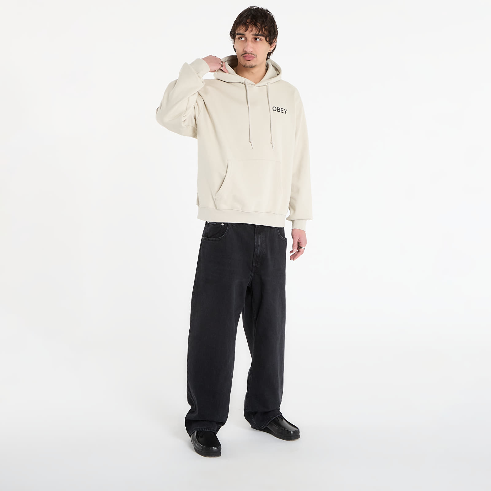 Felpe OBEY Doberman Pullover Hood Moonstruck