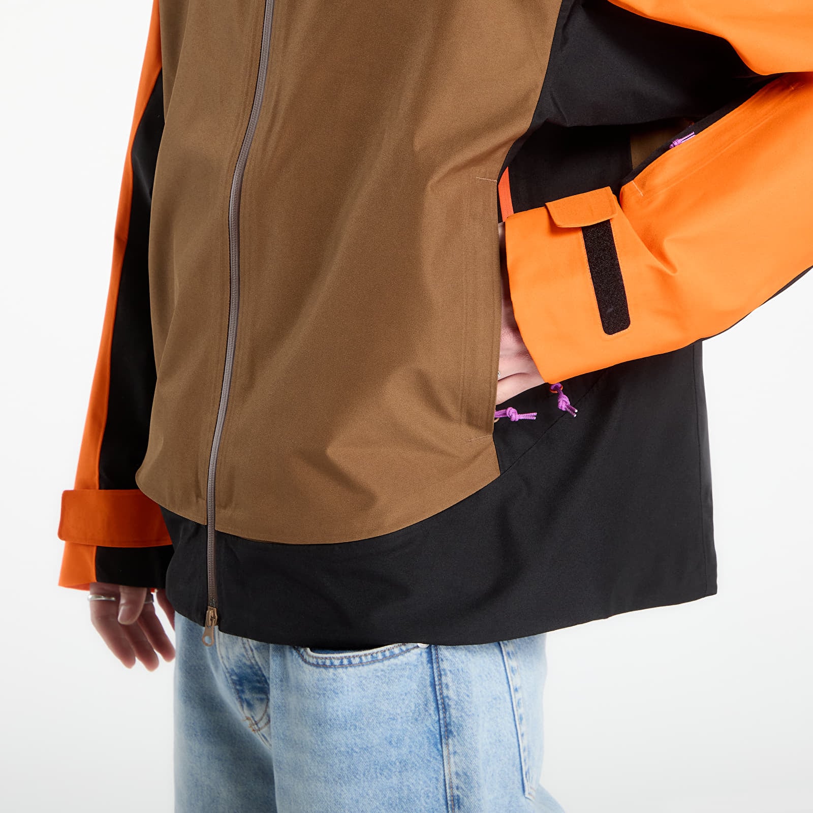 Bundy Nike ACG "Mystery Lights" Snow Jacket Safety Orange/ Mosswood Brown/ Black/ Black