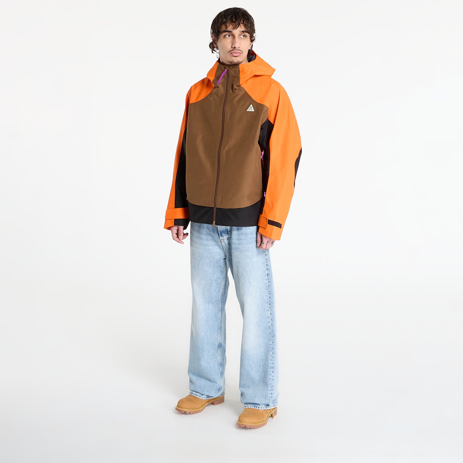 Bundy Nike ACG "Mystery Lights" Snow Jacket Safety Orange/ Mosswood Brown/ Black/ Black