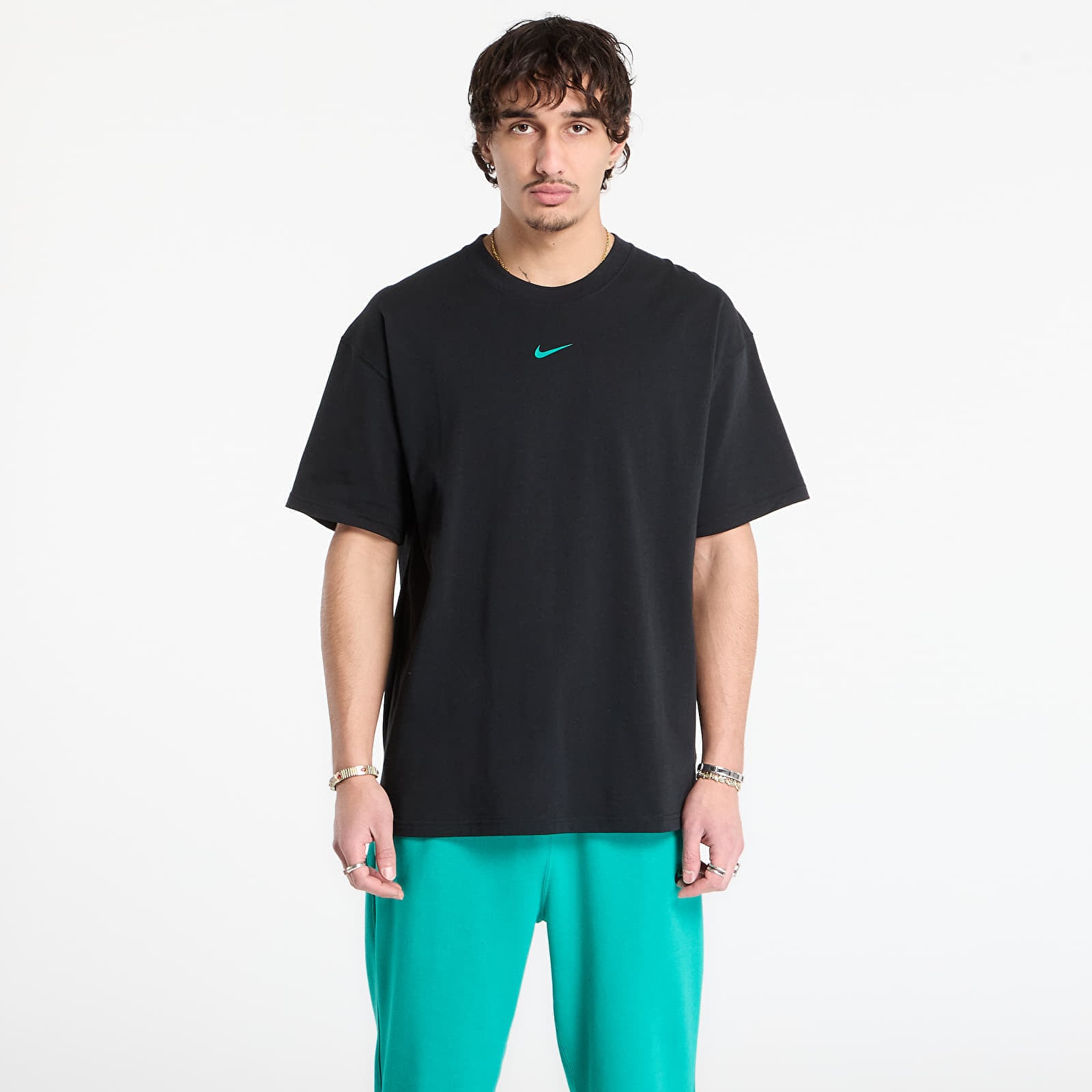 Tricou Nike x NOCTA Mens T-Shirt Black/ Neptune Green XL