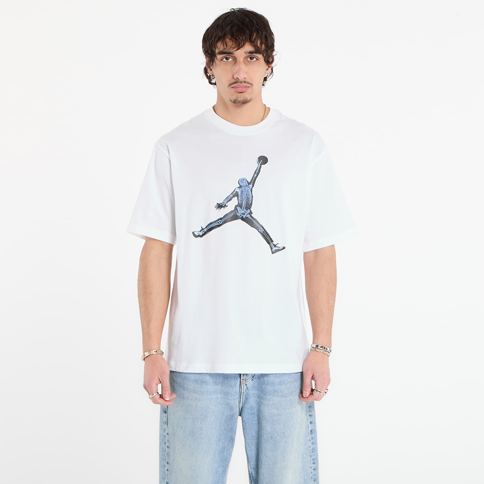 Tricou Jordan Mens T-Shirt White/ Black XXL