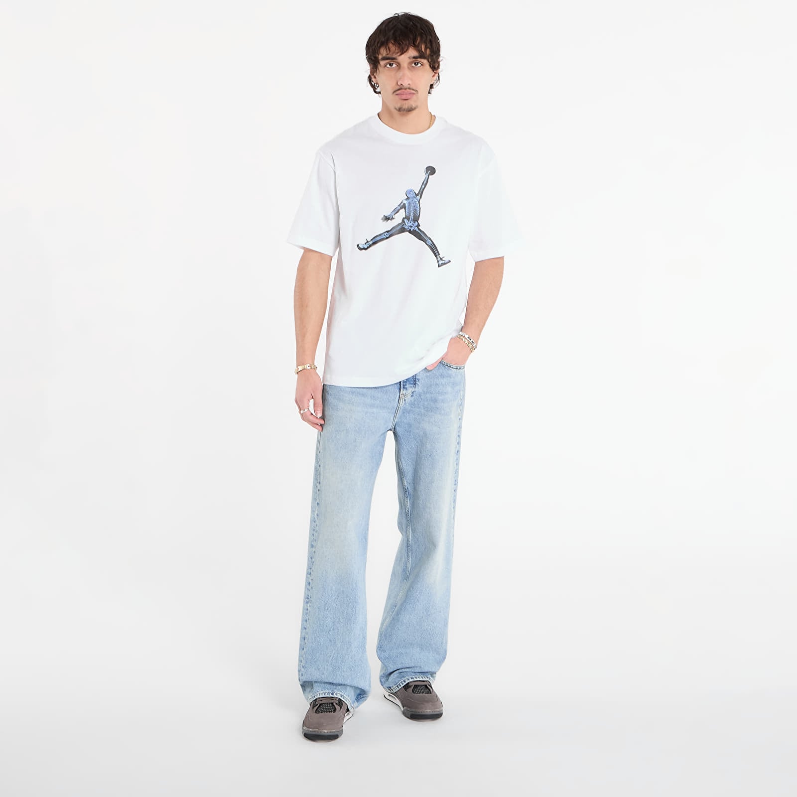 Trička Jordan Men's T-Shirt White/ Black