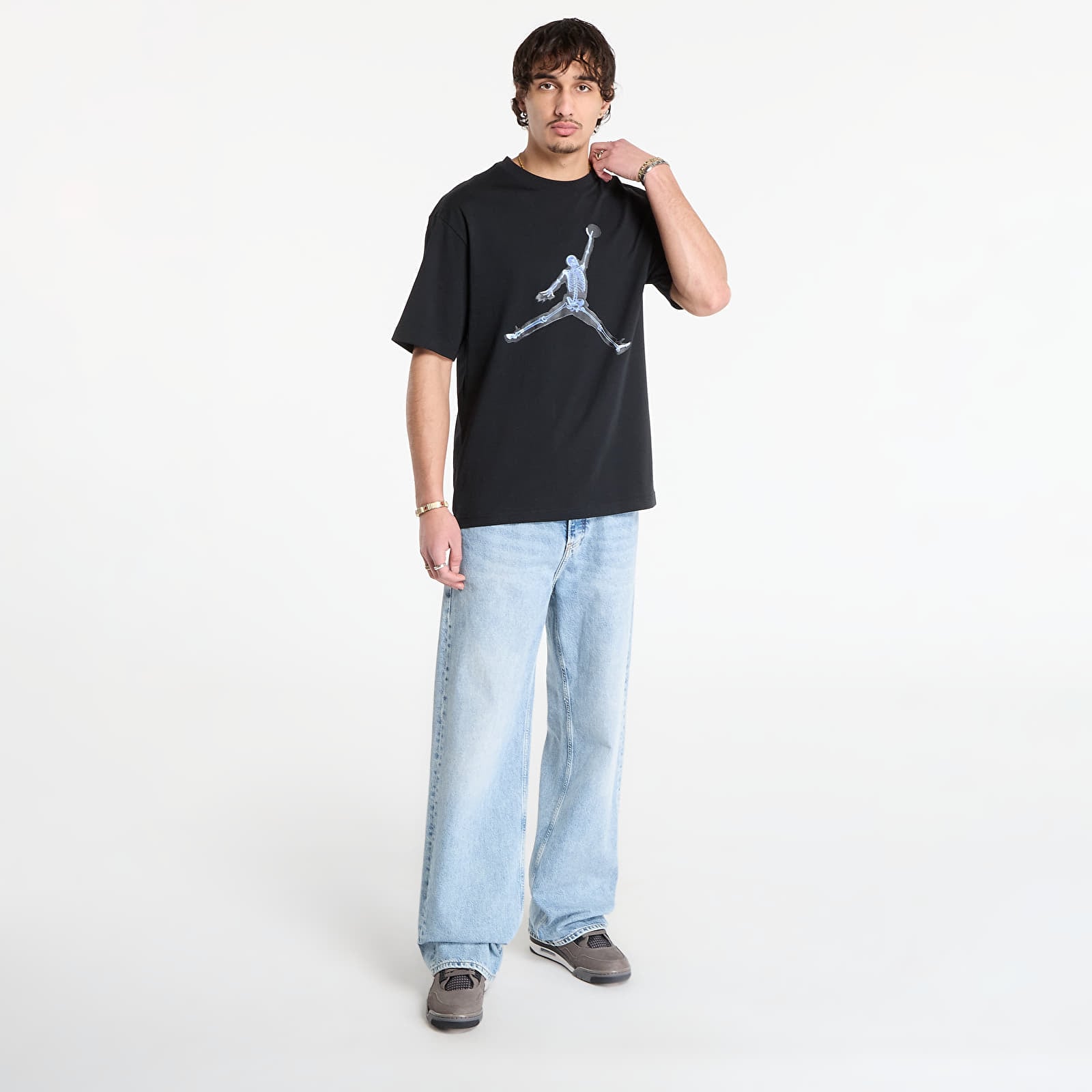 T-skjorter Jordan Men's T-Shirt Black/ White