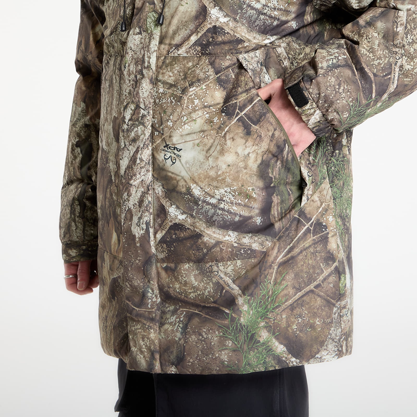 Giacche Jordan Flight Men's Therma-FIT Down Parka Medium Olive/ Black/ Sail