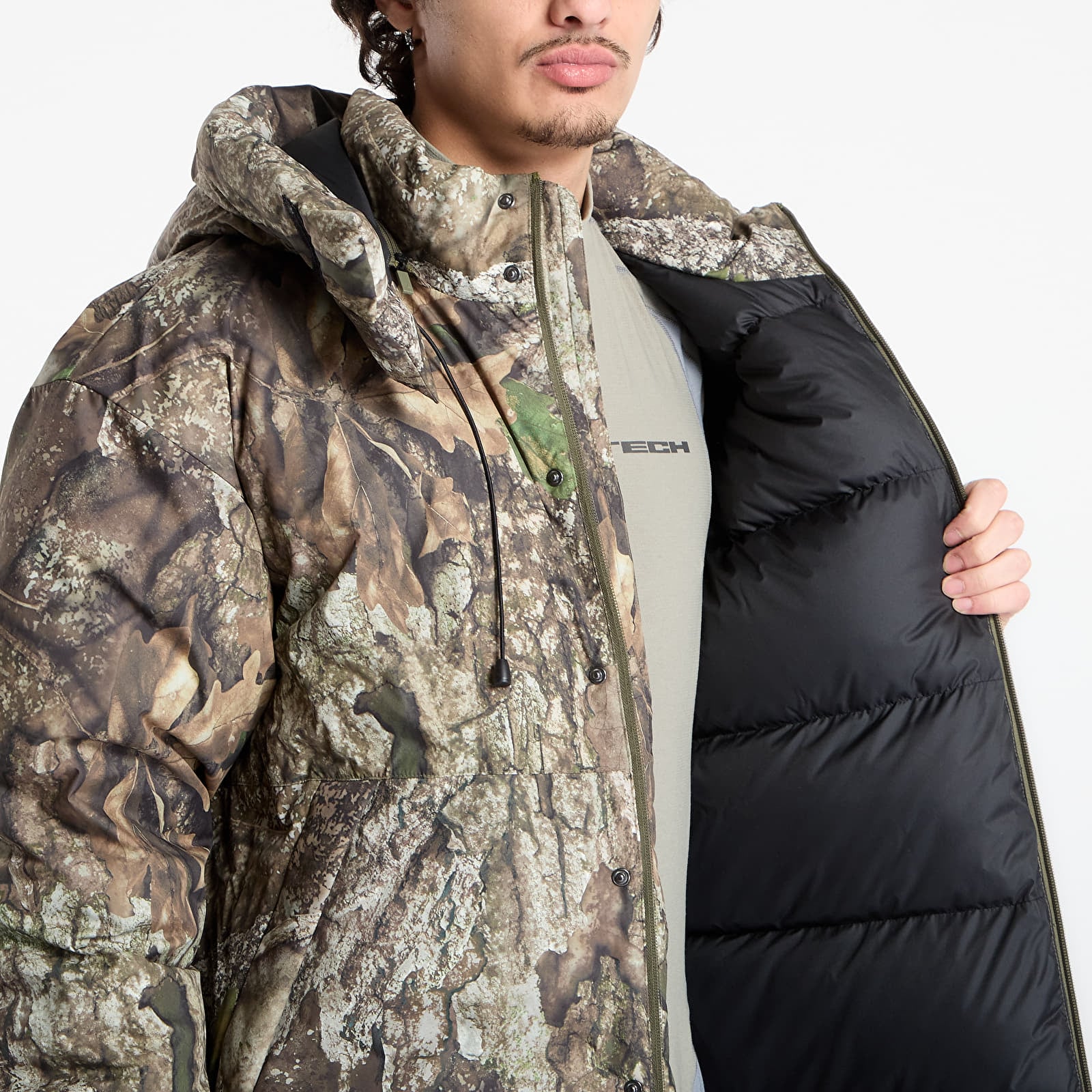 Giacche Jordan Flight Men's Therma-FIT Down Parka Medium Olive/ Black/ Sail