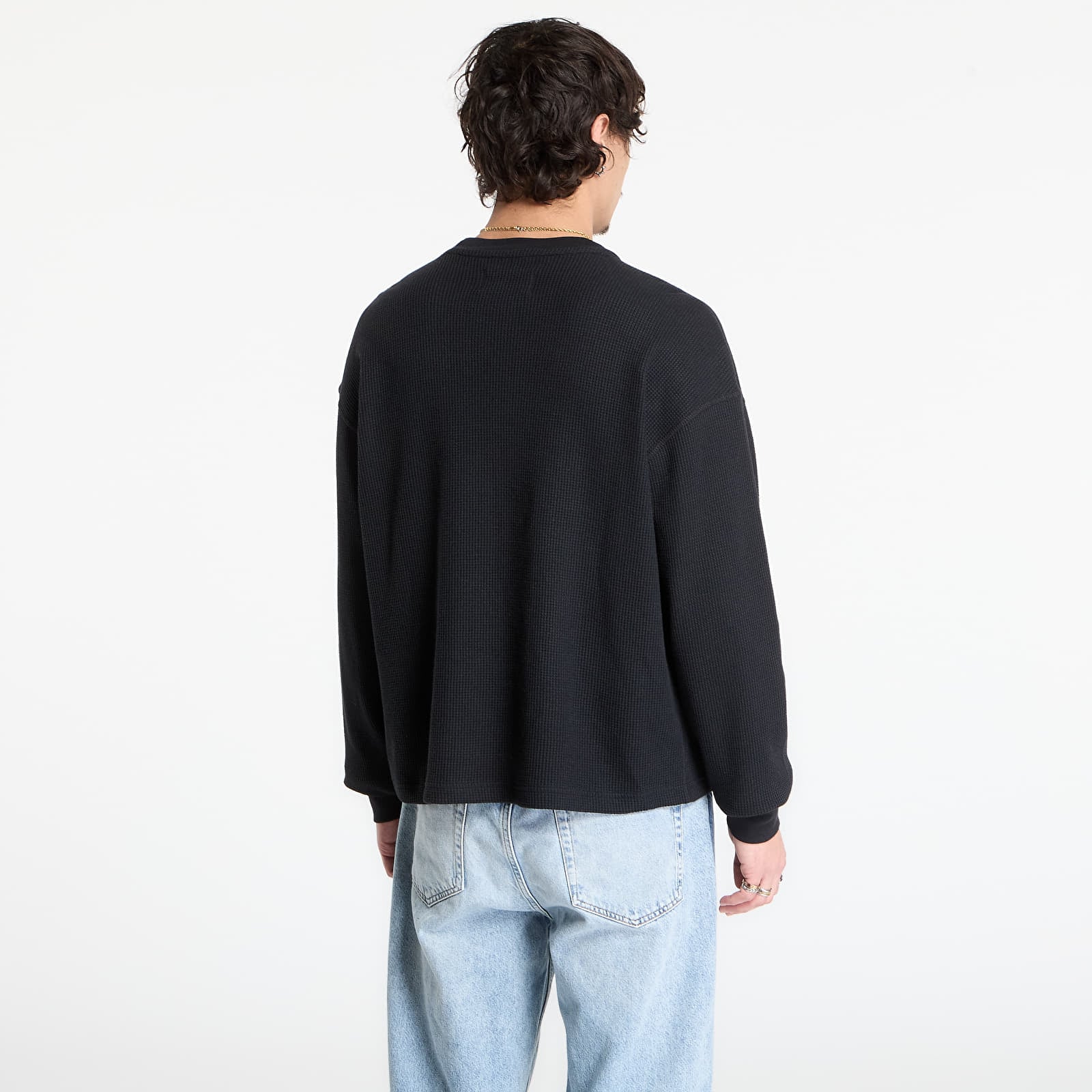 Футболки Jordan Flight Mountainside Men's Long-Sleeve Waffle Shirt Black/ White