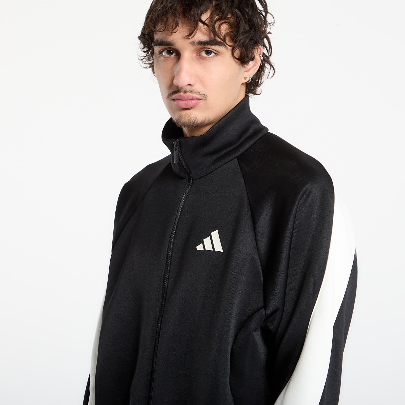 Hoodies och sweatshirts adidas M Stadium Tt Black/ Off White
