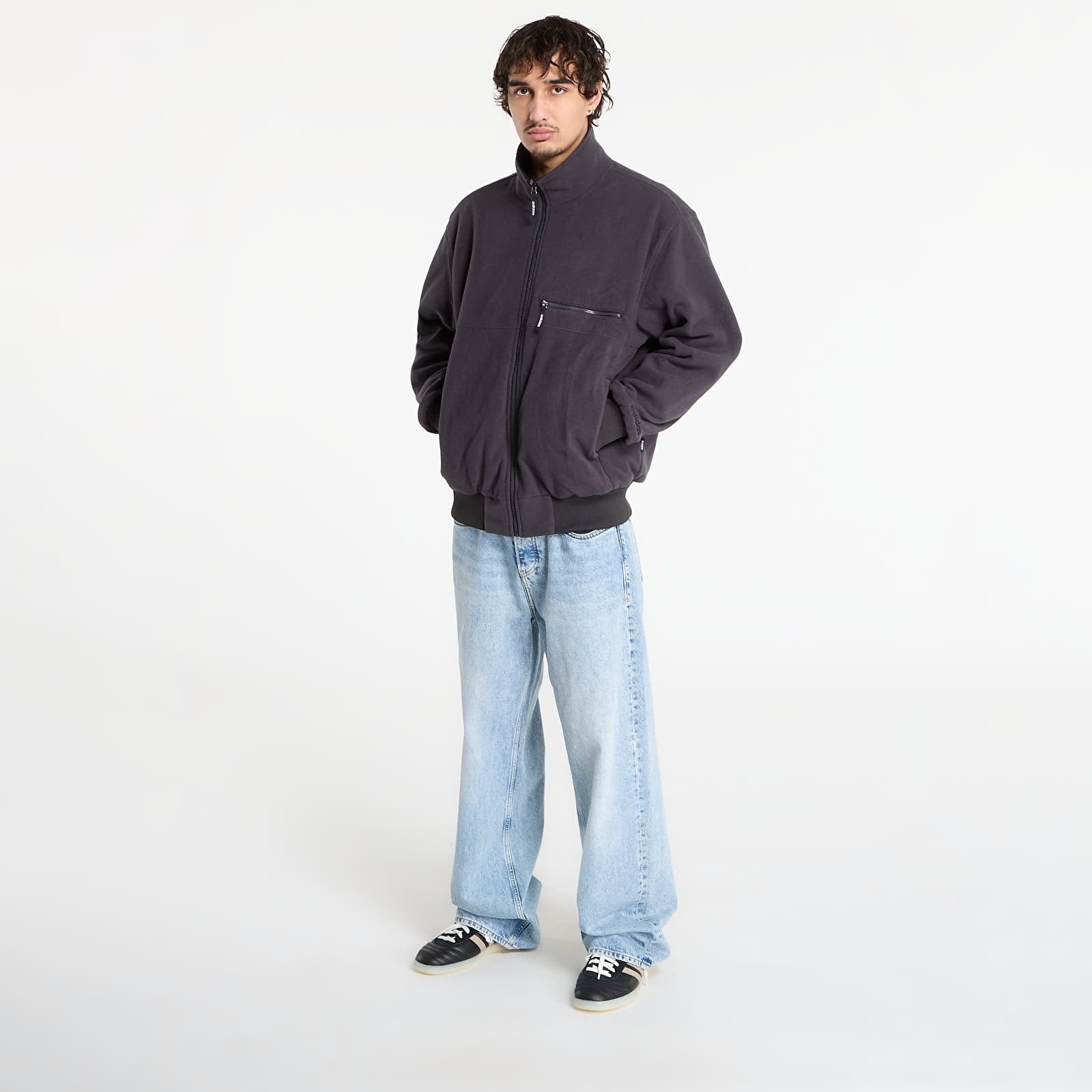 Jakker adidas Firebird Jacket Black/ Carbon