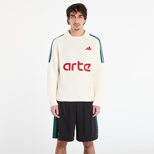Πουλόβερ adidas x arte Knitted Long Sleeve Jersey White/ Collegiate Green