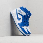 Air Jordan 1 Mid White/ Hyper-Royal-White