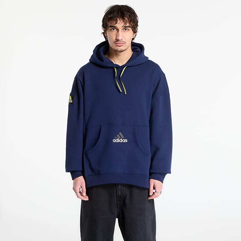 Sweatshirt adidas Equipment Ribbed Hoodie Night Indigo