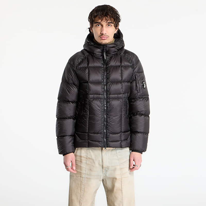 Jas C.P. Company D.D. Shell Hooded Down Jacket Black