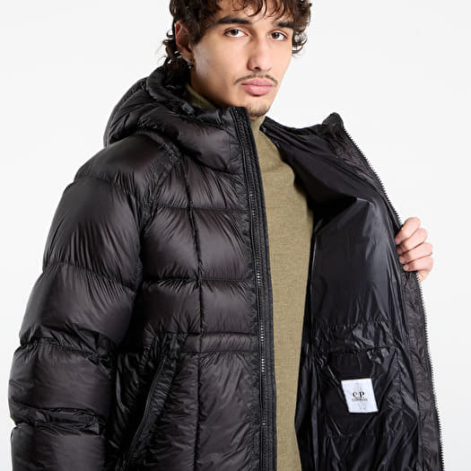 C.P. Company D.D. Shell Hooded Down Jacket Black | Footshop