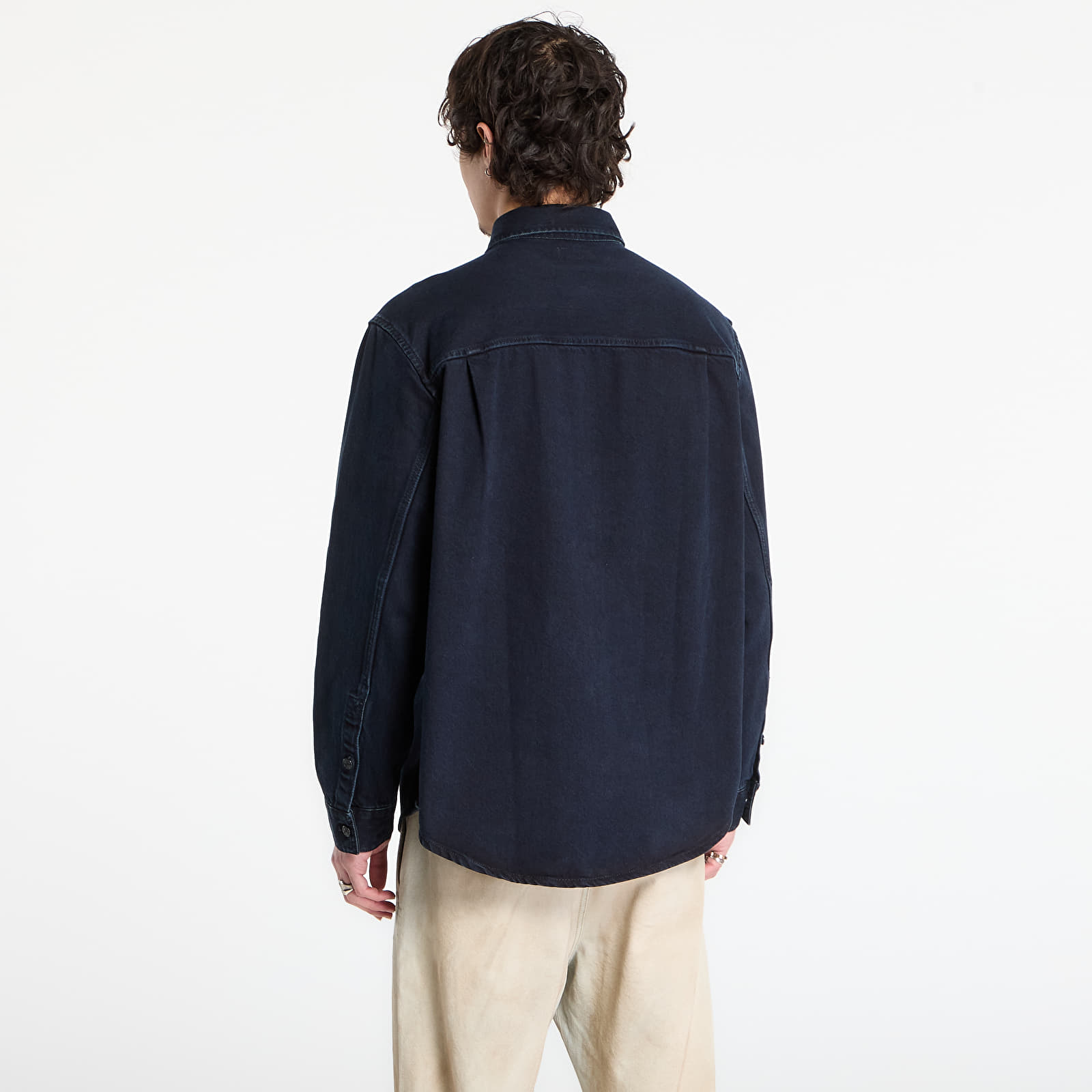 Skjorter Calvin Klein Jeans Blue Black Stone 90S Shirt Blue