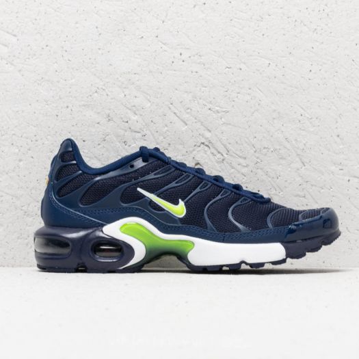 Women s shoes Nike Air Max Plus GS Midnight Navy Volt Blue Void Footshop