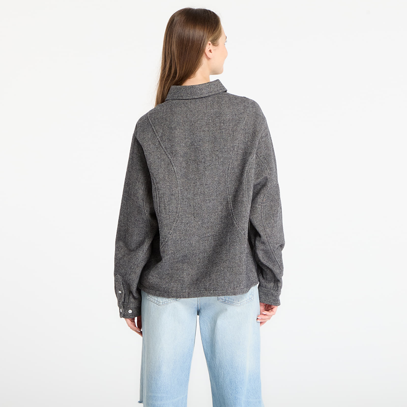 Πουκάμισα DIME Wool Overshirt UNISEX Silver