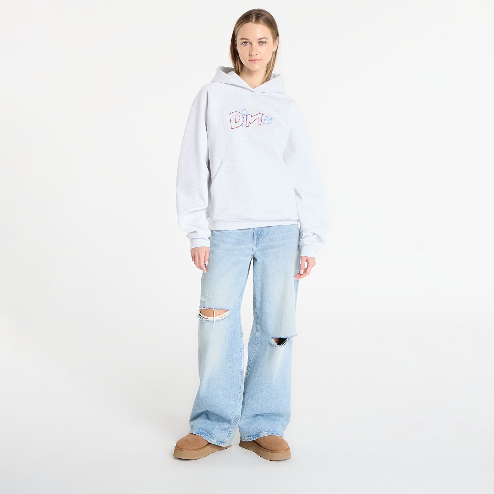 Kapuutsikud ja kampsunid DIME Pogo Hoodie UNISEX Ash