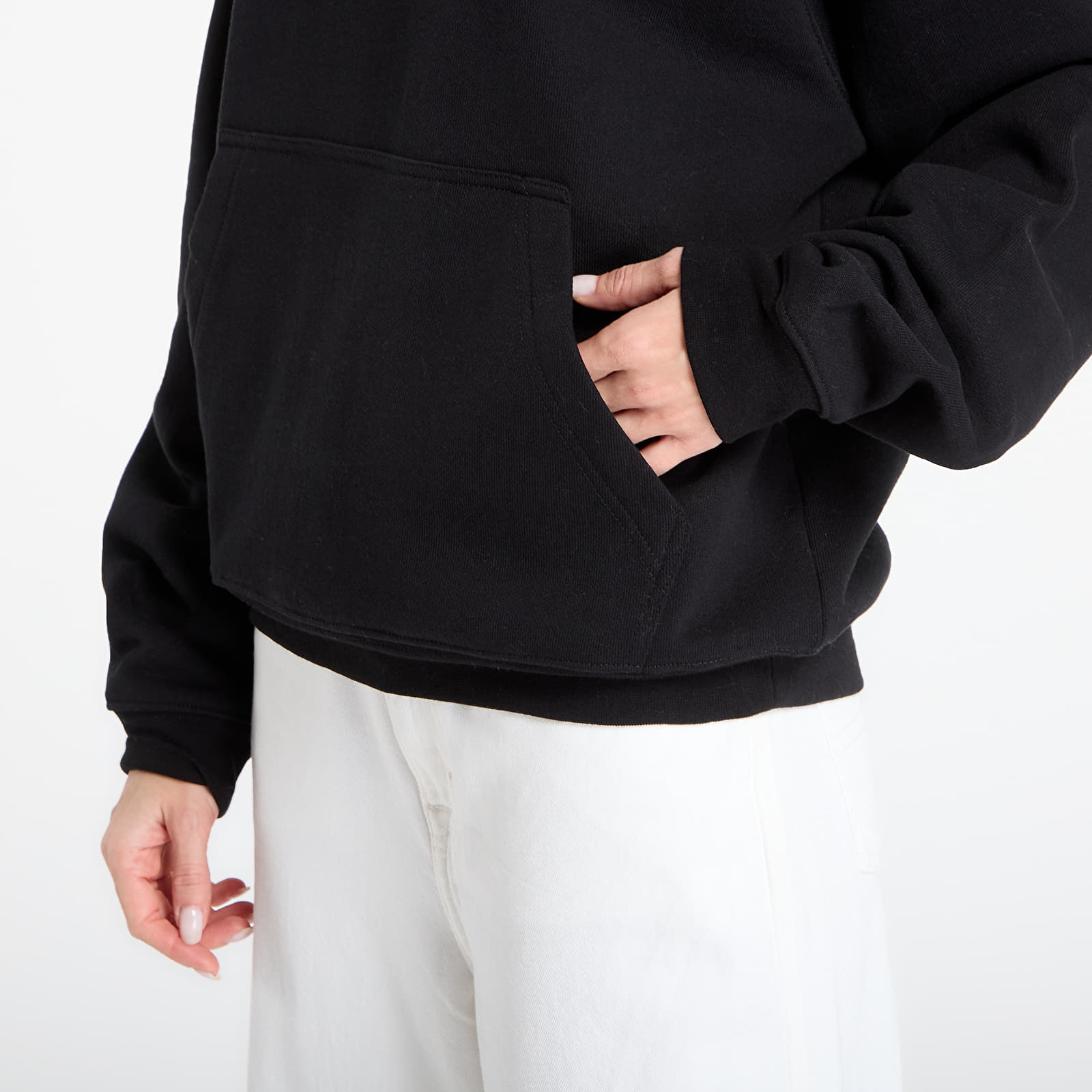 Bluzy DIME Cursive Small Logo Hoodie UNISEX Black