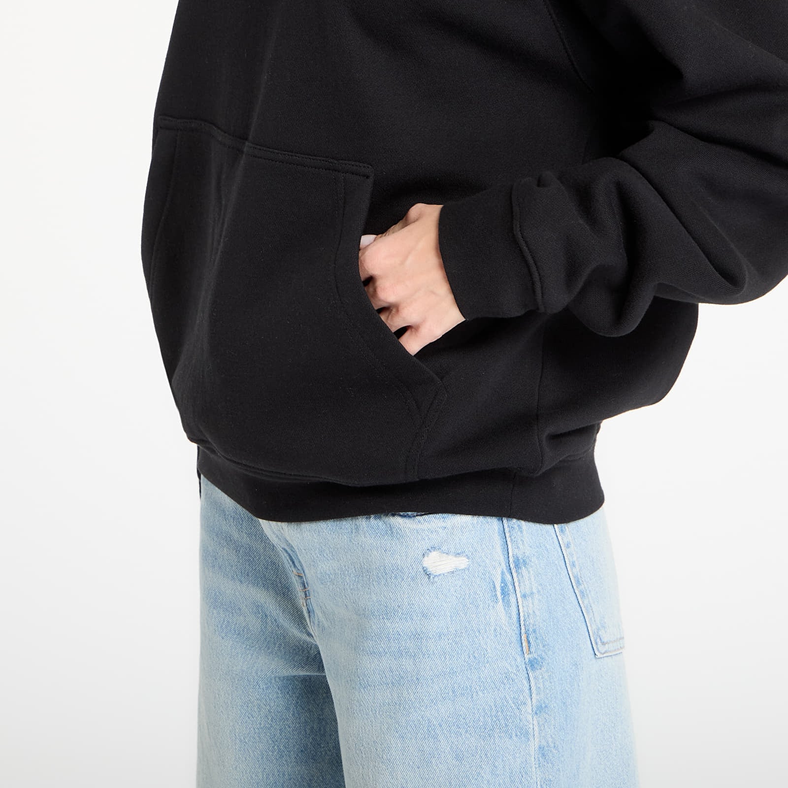 Kapuutsikud ja kampsunid DIME Cursive Hoodie UNISEX Black