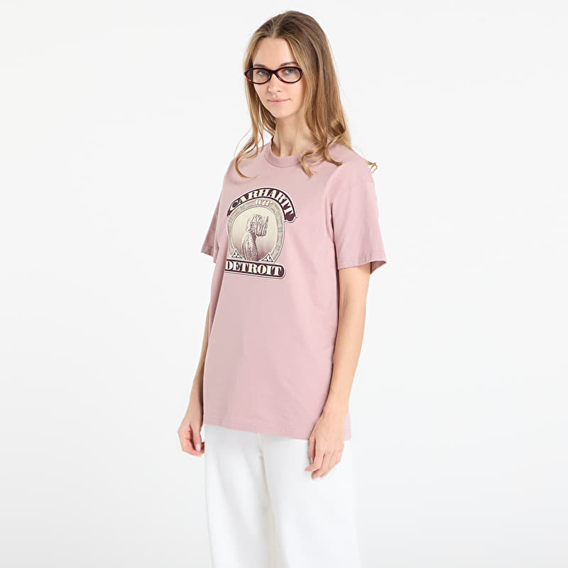 Carhartt WIP S/S Cold World T-Shirt UNISEX Glassy Pink