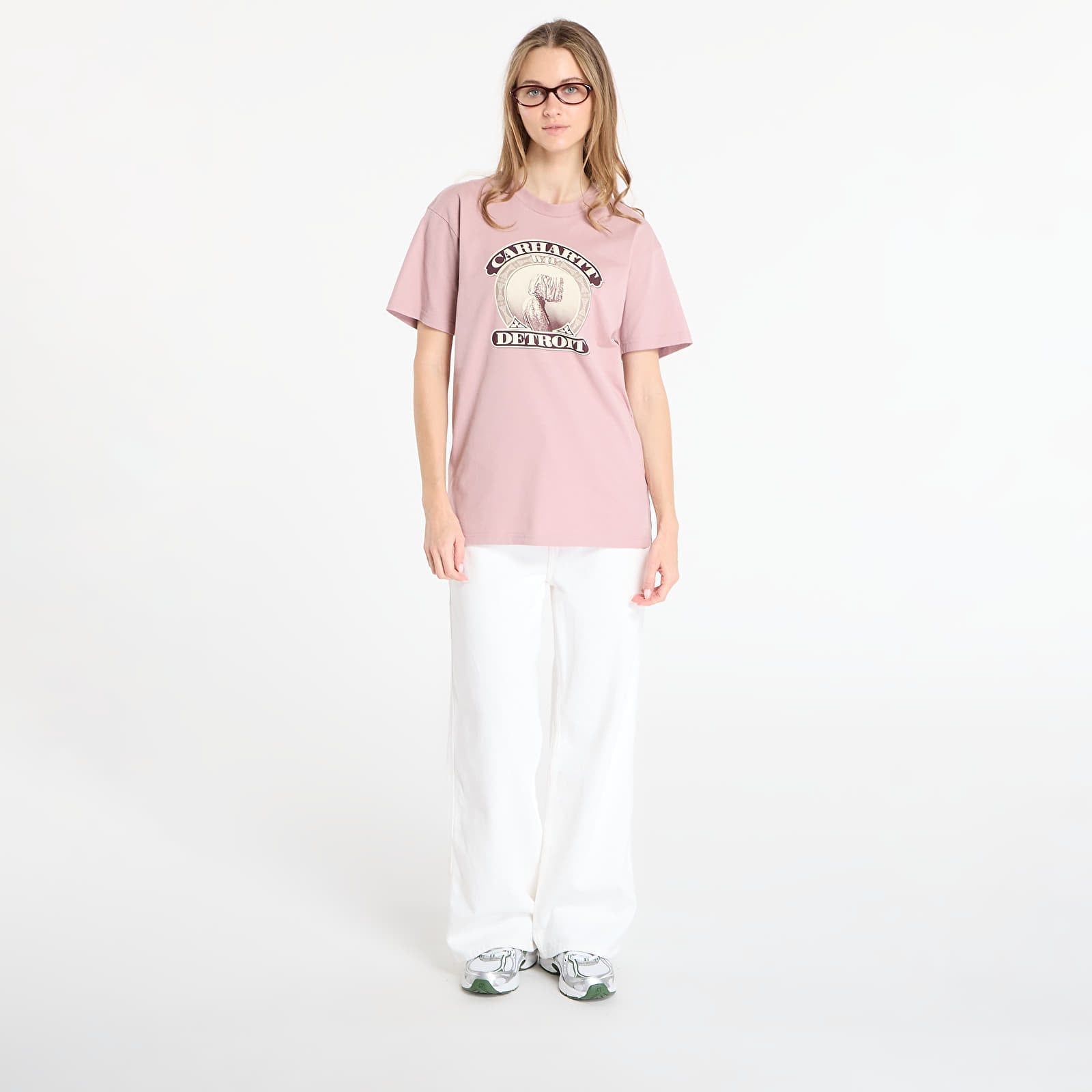 Majice i košulje Carhartt WIP S/S Cold World T-Shirt UNISEX Glassy Pink