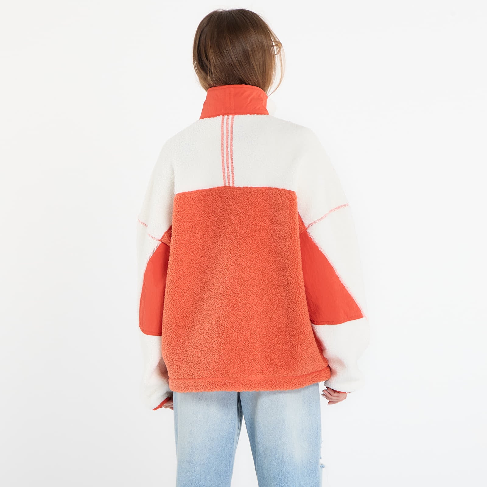 Куртки adidas LA Originals Adams Blvd Fleece Jacket UNISEX Off White/ Black