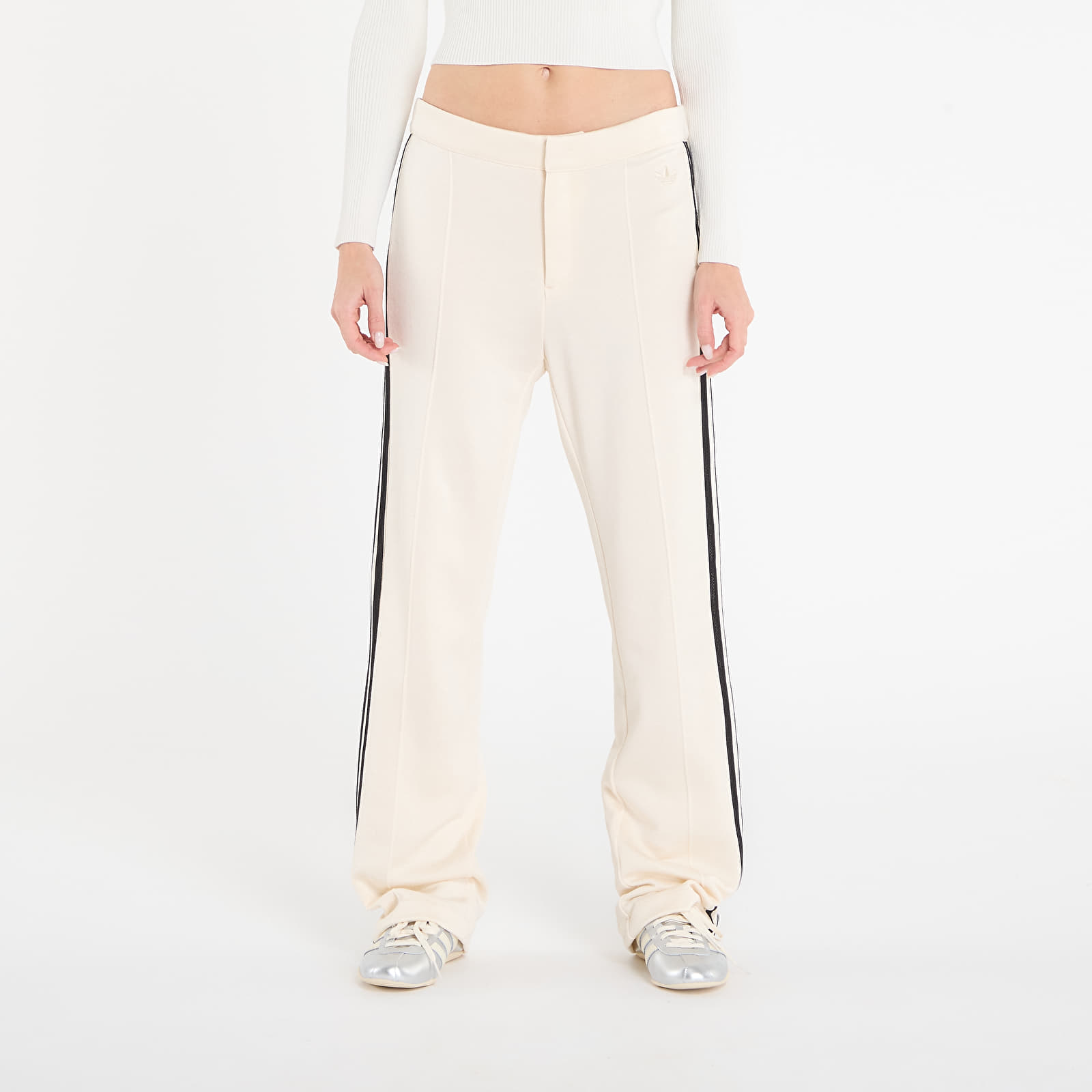 Hosen für Frauen adidas x Wales Bonner W Ft Track Pant Wonder White/ Wonder Quartz