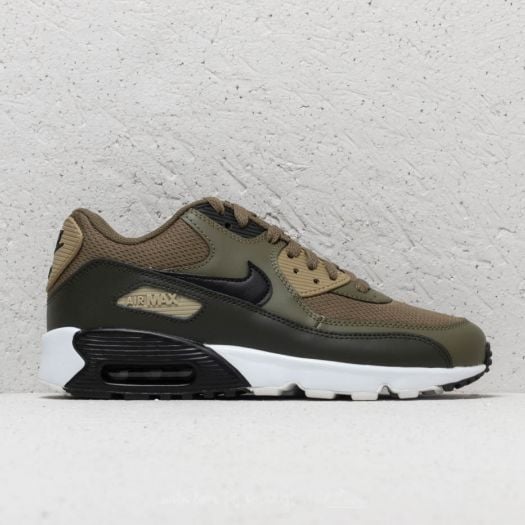 Women s shoes Nike Air Max 90 Mesh GS Medium Olive Black