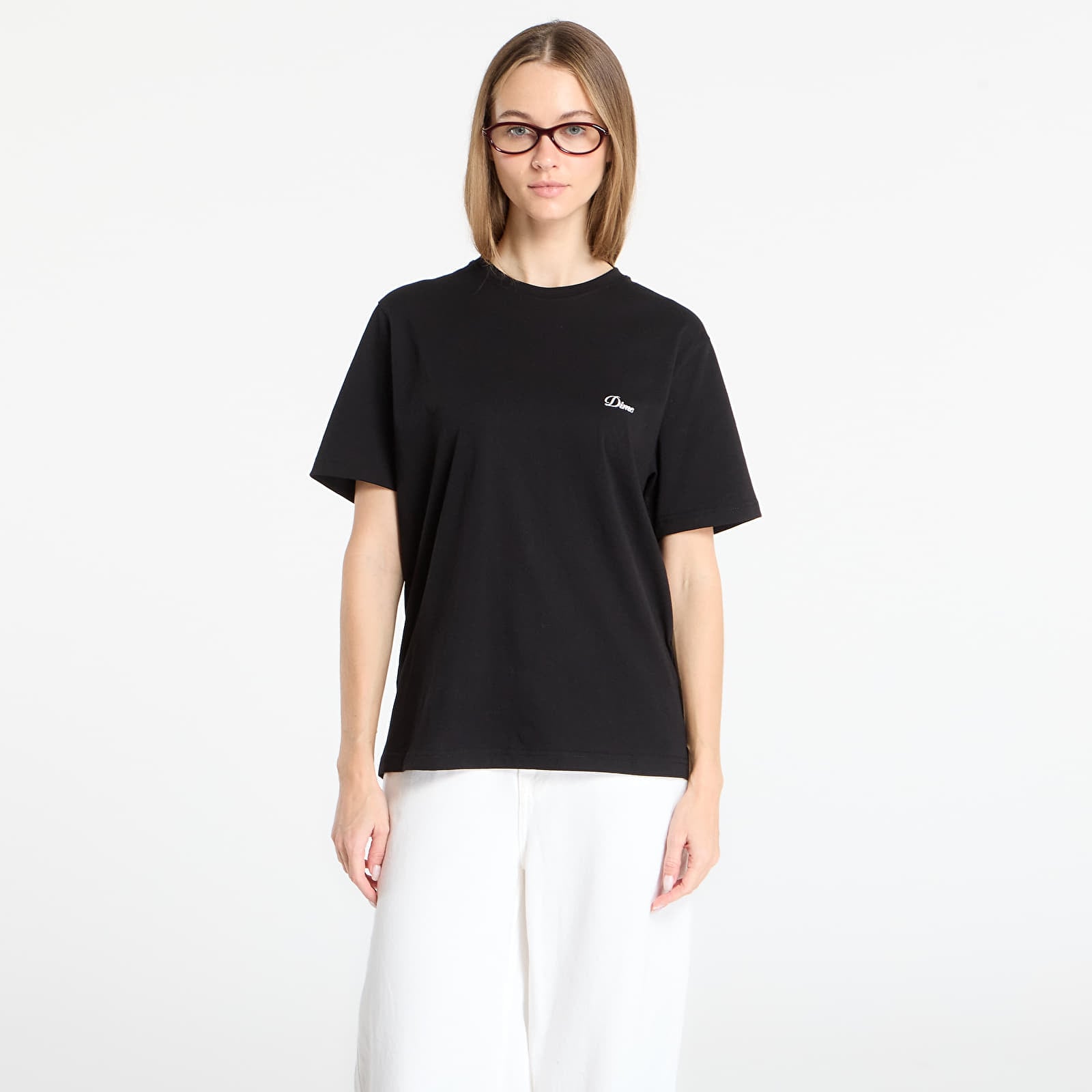 T-särgid DIME Cursive Small Logo T-Shirt UNISEX Black